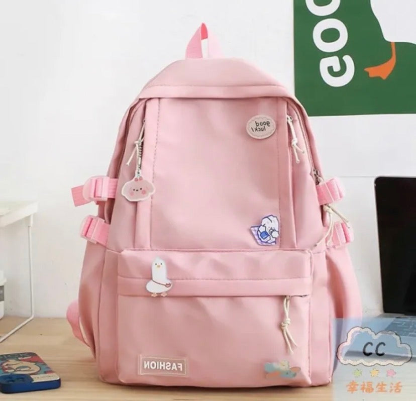 Women Backpack Korean Style Teenage Girls High School Backpacks Rucksack Nylon Student Shoulder Bag Schoolbag