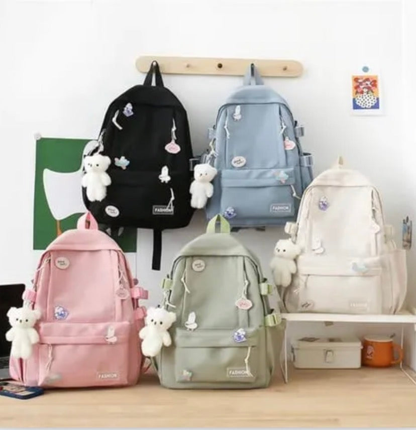 Women Backpack Korean Style Teenage Girls High School Backpacks Rucksack Nylon Student Shoulder Bag Schoolbag
